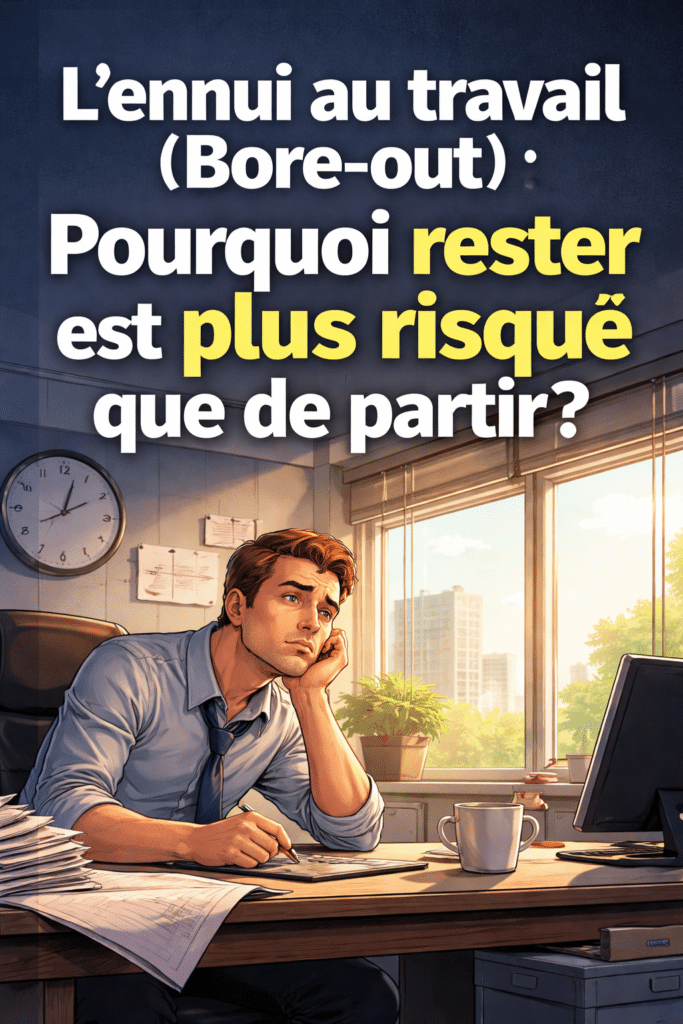 L'ennui au travail, le piège quotidien